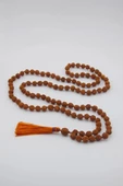 Rudrakşa 108 Taneli Mala Tesbih-Kolye Hindistan Rudraksha 207 - 2
