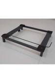 TRENDESK Metal GRİ Beyaz Eşya Altlığı  Çeksür makine Altlığı Tekerlekli - 3