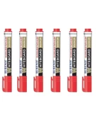 Rubenis Kırmızı Doldurulabilir Tahta Kalemi 6 Adet - 1