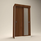 Kenzlife gardırop sürgülü kapaklı kapılı karanfil090 cvz aynalı gardolap dolap thumbnail 1