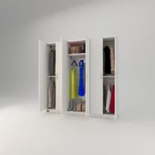 Kenzlife gardırop 6 kapaklı kapılı anemon 180*180*42 byz gardolap dolap thumbnail 3