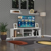 Kenzlife televizyon sehpası monako150 byz tv ünitesi raflı thumbnail 4