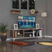 Kenzlife televizyon sehpası monako120 cvz tv ünitesi raflı thumbnail 4