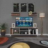 Kenzlife televizyon sehpası monako120 cvz tv ünitesi raflı thumbnail 1