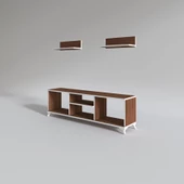 Kenzlife televizyon sehpası monako120 cvz tv ünitesi raflı thumbnail 3