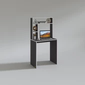 Kenzlife bilgisayar çalışma masası kimi070 gri ofis sekreter laptop thumbnail 2