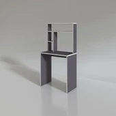 Kenzlife bilgisayar çalışma masası kimi070 gri ofis sekreter laptop thumbnail 3