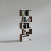 Kenzlife kitaplık raf diba1 cvz 129X040x19 banyo kiler ofis (m) - 2