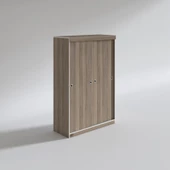 Kenzlife gardırop sürgülü kapaklı kapılı 120 papatya crd gardolap dolap thumbnail 3