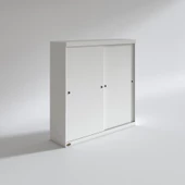 Kenzlife gardırop sürgülü kapaklı kapılı 180 papatya byz gardolap dolap thumbnail 2