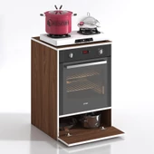 Kenzlife ankastre modülü kabini flor cvz kapaklı fırın ocak dolabı sabit tabla thumbnail 3