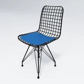 Knsz kafes tel sandalyesi 1 li mazlum syhmvi ofis cafe bahçe mutfak thumbnail 1