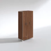 Kenzlife gardırop 3 kapaklı kapılı çekmeceli yasemin 168*80*42 cvz ayaklı gardolap dolap thumbnail 2