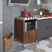 Kenzlife ocak dolabı aysu cvz 85*60*57 mutfak modül mini fırın mikrodalga banyo ofis - 1