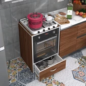 Kenzlife ankastre modülü kabini argon cvz fırın ocak dolabı çekmeceli sabit tabla thumbnail 2