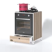 Kenzlife ankastre modülü kabini fosfat crd fırın ocak dolabı çekmeceli ayaklı thumbnail 2