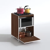 Kenzlife ocak dolabı demi cvz 85*60*57 mutfak modül mini fırın  ankastre ocak için - 2