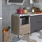 Kenzlife ocak dolabı ayşe crd 85*60*57 mutfak modül mini fırın mikrodalga banyo ofis modül - 1