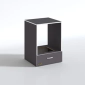 Kenzlife ankastre modülü kabini flor gri kapaklı fırın ocak dolabı sabit tabla thumbnail 4