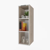 Kenzlife mutfak dolabı ıtır 060.030.30 crd 2 raflı kapaksız ofis banyo kiler evrak kitaplık - 1