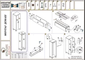 Kenzlife gardırop 2 kapaklı kapılı krizantem 168X50X42 byz ayaklı gardolap dolap - 5