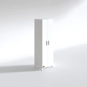 Kenzlife gardırop 2 kapaklı kapılı krizantem 168X50X42 byz ayaklı gardolap dolap - 2