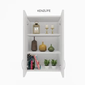 Kenzlife mutfak dolabı idil  060.060.32 byz 2 raflı kapaklı  ofis banyo kiler evrak kitaplık - 1