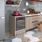 Kenzlife ankastre modülü kabini helyum crd fırın ocak dolabı - 1