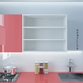 Kenzlife mutfak dolabı ıtır 090.090.30 byz 2 raflı kapaksız ofis banyo kiler evrak kitaplık thumbnail 6