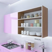 Kenzlife mutfak dolabı ıtır 090.090.30 cvz 2 raflı kapaksız ofis banyo kiler evrak kitaplık thumbnail 5