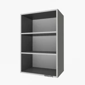 Kenzlife mutfak dolabı ıtır 090.060.30 gri 2 raflı kapaksız ofis banyo kiler evrak kitaplık thumbnail 2