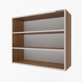 Kenzlife mutfak dolabı ıtır 090.090.30 cvz 2 raflı kapaksız ofis banyo kiler evrak kitaplık thumbnail 2