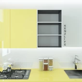 Kenzlife mutfak dolabı ıtır 090.060.30 gri 2 raflı kapaksız ofis banyo kiler evrak kitaplık thumbnail 6