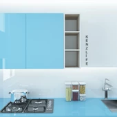 Kenzlife mutfak dolabı ıtır 090.030.30 crd 2 raflı kapaksız ofis banyo kiler evrak kitaplık - 5