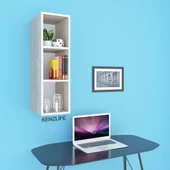 Kenzlife mutfak dolabı ıtır 090.030.30 crd 2 raflı kapaksız ofis banyo kiler evrak kitaplık - 3