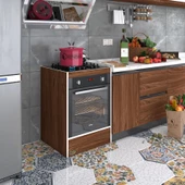 Kenzlife ankastre modülü kabini helyum cvz fırın ocak dolabı - 1
