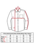 Mavi 4 Drop Ekstra Büyük Yaka Rahat Kesim Micro Kumaş Kol Düğmeli Regular Fit Erkek Gömlek // 189-4-DC24X - 6
