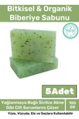 Özel Üretim %100 Doğal Koku Yüz Cilt Beyazlatıcı Organik Nemlendirici Biberiye Sabunu 5 Adet thumbnail 1