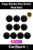 Özel Üretim Yüksek Kaliteli Tutkal Araba Araç Bagaj Kapısı Darbe Ses Emici Pad Seti 30 Adet - 1