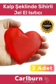 Premium Özel Üretim Kalp Şeklinde El Isıtıcısı Sihirli Jel Isıtıcı Torba Kalpli Cep Sobası 2'li Set - 1