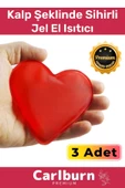 Premium Özel Üretim Kalp Şeklinde El Isıtıcısı Sihirli Jel Isıtıcı Torba Kalpli Cep Sobası 3'lü Set - 1