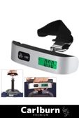 Premium Seyahat Bavul Ağırlık Tartı Dijital Lcd Ekran Çok Amaçlı Taşınabilir Bagaj Tartısı Max 50 Kg - 2