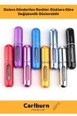 Özel Parfüm Şişesinden Doldurulabilir Taşınabilir Çanta İçi Mini Cep Parfüm Şişesi 5 Ml x 10 Adet - 5