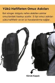 Ortopedik Su Geçirmez Konfor Modeli Fermuarlı Büyük Boy Çok Gözlü Bölmeli Kamp Outdoor Sırt Çantası - 4