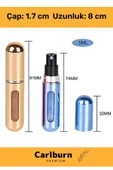 Özel Parfüm Şişesinden Doldurulabilir Taşınabilir Çanta İçi Mini Cep Parfüm Şişesi 5 Ml x 4 Adet - 3