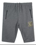 Erkek Büyük Beden 115-154 Kilo Arası İçin Uygun Penye Kapri NYC Antrasit - 1