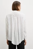 Puantiyeli Gömlek Beyaz thumbnail 2