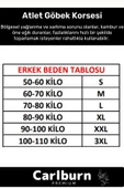 Yeni Sezon Bel Göğüs Dik Duruş Jinekomasti Toparlayıcı Erkek Extra Göbek Sıkılaştırıcı Korse Atlet - 7