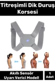 Deluxe Seri Şarjlı En Çok Tercin Edilen Sensörlü Ayarlanabilir Titreşimli Dik Duruş Korsesi - 1
