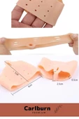 Valgus Silikon Ayak Bunyon Kemik Koruyucu Makaralı Ayak Gömleği Halluks Parmak Ayırıcı Düzenleyici - 5